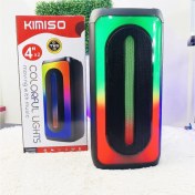 Resim Kimiso QS-2415 Bluetooth Hoparlör Canlı Ses Güzel LED Tasarım Hoparlör 