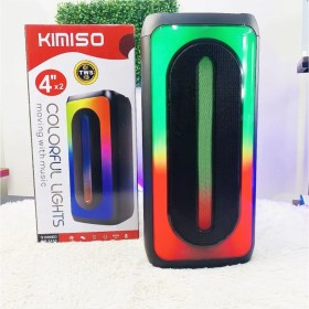 Resim Kimiso QS-2415 Bluetooth Hoparlör Canlı Ses Güzel LED Tasarım Hoparlör 