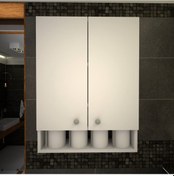 Resim Emkawood Cabi Banyo Dolabı Beyaz 