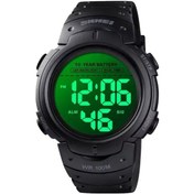 Resim Fortunelane Skmeı 1560 Spor Saat - 100m Su Geçirmez, Çift Zaman, Stop, Işıklı, Gün/tarih, Renkli Pu Kordon Çok Renkli 