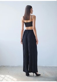 Resim İnce Askılı Croptop -büstiyer Siyah 