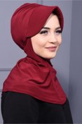 Resim Nowa Scarf Spor Şapka Scarf Havuz Da Kullanılmaya Uygun Bordo 