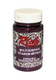 Resim Rich Multi Surface Titanium Metalik Boya 90 Cc. 2560 Antik Mürdüm 