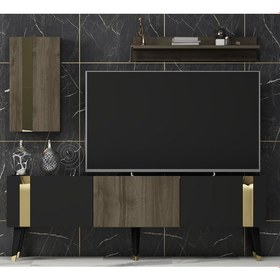 Resim Zerka Concept Nevada Tv Sehpası Tv Ünitesi 150 cm Modern Tasarım-Ceviz 