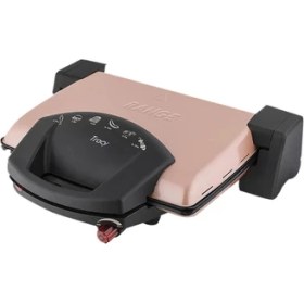 Resim Range Tracy Tost Makinesi 1800 W Pembe Döküm Plaka ile Pratik Tost ve Izgara Yapma 
