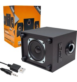 Resim Magicvoice Usb-Tf-Fm-Bluetooth Destekli Uzaktan Kumandalı 2+1 Ses Sistemi MV-4966 