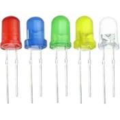 Resim 3v 5mm Şeffaf Mantar Led Candle Mum 20adet 