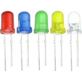 Resim 3v 5mm Şeffaf Mantar Led Candle Mum 20adet 