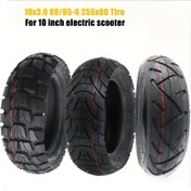 Resim 10x3.0 & 80/65-6 Lastikler Dualtron VICTOR LUXURY EAGLE Speedway, Zero 10X, Kugoo M4 için - Yüksek Performanslı Elektrikli Fularlar, Şehir-Yol ve Off-Road Kullanım, Maksimum Yük Kapasitesi 84.82 KG, Siyah Kırmızı Çizgili 