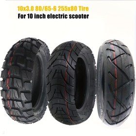 Resim 10x3.0 & 80/65-6 Lastikler Dualtron VICTOR LUXURY EAGLE Speedway, Zero 10X, Kugoo M4 için - Yüksek Performanslı Elektrikli Fularlar, Şehir-Yol ve Off-Road Kullanım, Maksimum Yük Kapasitesi 84.82 KG, Siyah Kırmızı Çizgili 