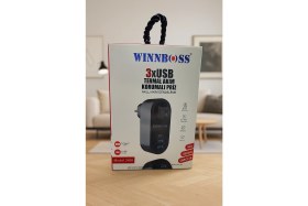 Resim Winboss Wınnboss 3400 - 3×usb + Type-C Termal Akım Korumalı Priz 