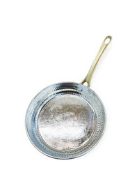 Resim Tek Kulplu Dövme Bakır Tava 24 Cm Bakır 