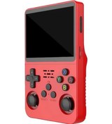 Resim Motion003 Retro Oyun Konsolu Kırmızı 128gb Ark Os 3d Joystick 3.5" Hd Ekran Usb Şarj 