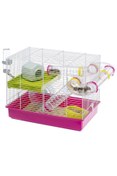 Resim Hype Store Ferplast Hamster kafesi, Laura kemirgen kafesi, küçük hayvan kafesi, hamster aksesuarı dahil, 46 x 3 