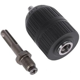 Resim Mandren Mandrel Otomatik Anahtarsız Mandren Adaptörü Aparat Dahil 2-13 Mm 