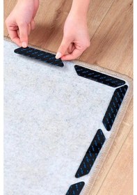 Resim 4 Çift 1 Paket Halı Kaydırmaz Bant Çift Taraflı Halı Yapışkanı Standart 