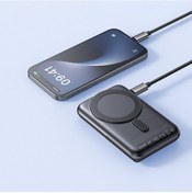 Resim Mc-1511 20w 10000 Mah Katlanabilir Magsafe Powerbank Siyah 