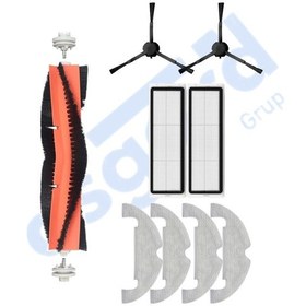 Resim Xiaomi Mop 2 Ultra X10 Uyumlu 1 Ana Fırça 2 Yan Fırça 2 Filtre 4 Mop Pkt-iasgf0001298 