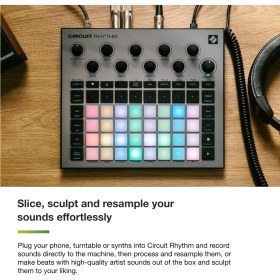 Resim Braventa Collection Novation Circuit Rhythm Groovebox Synthesizer: Yapmak ve Performans Sergilemek Için 8 Örnek Parçaya 