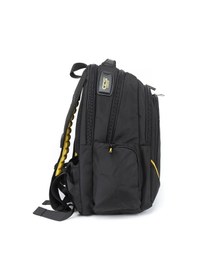 Resim 15.6 İnç Petli Laptop Bölmeli Astarlı Usb Girişli Günlük Seyehat Çok Bölmeli Sırt Çantası Siyah-856 Siyah 