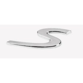 Resim EDEXPORT PORSCHE Uyumlu YAZI S 3.8*8.2 cm KROM 
