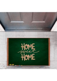 Resim Kapı Önü Paspası Dekoratif Dijital Baskı Home Sweet Home P-2332 