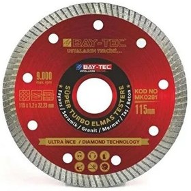 Resim BafArt Elmas Testere Ucu 115MM 