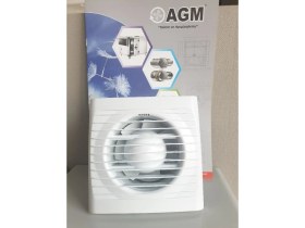 Resim AGM Elektronik BAF100 100 mm Boru Çapı Havalandırma Fanı 14 W Güç Devir 2800 97 M3/h Debi Kolay Montaj Özelliği 