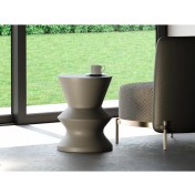 Resim Echo Furniture Saira Açık Platin Gri Sehpa 
