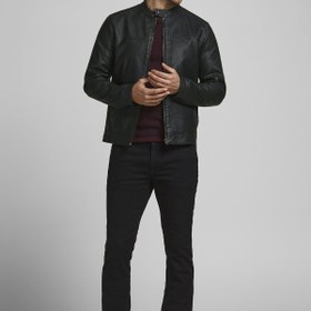 Resim Jack & Jones Erkek Deri Ceket 12182461 