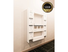 Resim Elips Posta Kutusu Mdf 8 ' Li 