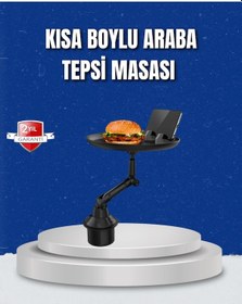 Resim Drnds Ayarlanabilir Araç İçi Bardaklık Tepsisi 9 İnç Geniş Alan Ve Telefon Standlı 