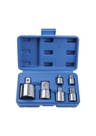 Resim Lemestar 6'li Çok Amaçlı Krom Vanadyum Çelik Soket Adaptör Seti - Otomotiv Ve Tamir İşleri İçin 