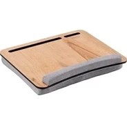 Resim TeknoKapsül -LS014 Minderli Laptop Sehpası (Meşe Gri) 