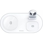 Resim Mcdodo CH-7062 3in1 15W Çoklu Magsafe Kulaklık Saat ve Telefon Şarj Stand Beyaz 