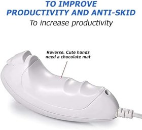 Resim 2'li paket Nunchuk Controller Wii için: Remote Nunchuk Jostick Game Controller uyumlu, Nunchuck kumanda Joystick, yedek kumanda uyumlu, Nintendo Wii ve Wii U konsolu için Nunchuck denetleyici 