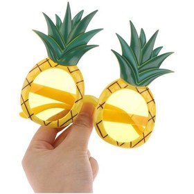 Resim Tropikal Hawaii Ananas Şekilli Parti Gözlüğü 9.5 X 14 Cm 1 