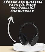 Resim Eldenör Kulak Üstü Kulaklık Pro9 ve Yeni Nesil Akıllı Saat Android ve İOS Uyumlu ANC Özelliği 