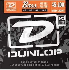 Resim Jim Dunlop Dbn45100 4 Telli Bas Gitar Teli 45-100 