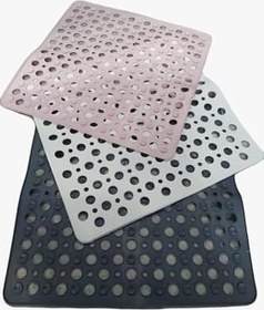 Resim Seahome Kare Bubble Paspas Banyo & Duş Kaydırmazı Antrasit Renk 2 Adet Krant2 