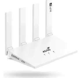 Resim Dataforce Cpe CPF906-E 4G-5G Sim Kartlı Modem 1200 Mbps Dört Antenli Ağ Özellikleri 