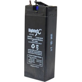 Resim Lightex Lt-42 4 Volt 1.20 Amper 5x2 Akü 35*22*90 mm 