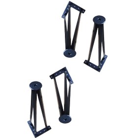 Resim Metal Boru Ayak Kütük Masa Dresuar Orta Sehpa Zigon Ayağı 40 Cm 4 Adet 