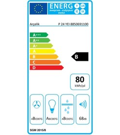 Resim Arçelik P 24 YEI Duvar Tipi Ankastre Davlumbaz 
