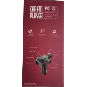Resim Kensa Yeni Nesil Car Fm Player Typ-Ce Çift USB Şarj Özellikli Dijital Ekranlı Fm Transmitter Cihazı 