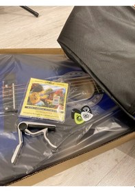 Resim Klasik 4/4 Mavi Gitar Seti 