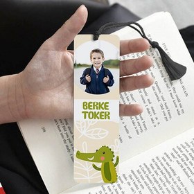 Resim Karne Hediyesi Fotoğraflı ve İsimli Kitap Ayracı 