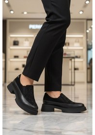 Resim Pierre Cardin Siyah Taş İşlemeli Hafif Kadın Casual Ayakkabı Pc-55216 Z Siyah 