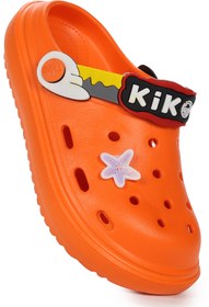 Resim Kiko Kids Printed Eva Plaj Havuz Okul Kreş Erkek Çocuk Terlik 