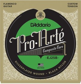 Resim D'addario Ej25B Klasik Gitar Tel Seti. Pro Arte. Flamenco. Sılver 